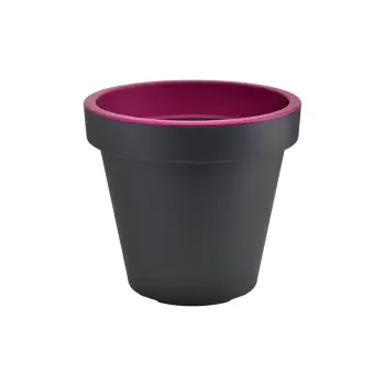 Ghiveci Metro Twist, o 29,5 cm, gri-violet imagine