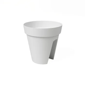 Ghiveci pentru balustrada din plastic reciclat o 30 cm Capri - Artevasi imagine