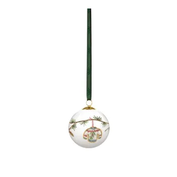 Glob de Craciun din portelan o 6 cm Hammershoi Christmas Bauble 2025 - Kahler Design imagine