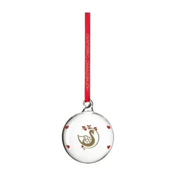 Glob de Craciun suflat manual din sticla o 6,5 cm Ann-Sofi Romme Annual Christmas Bauble 2025 - Holmegaard imagine