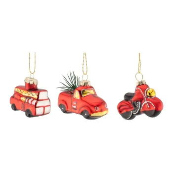 Globuri de Craciun 3 buc. din sticla 3 cm Transport - Sass & Belle imagine