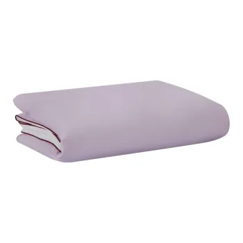 Husa de pilota mov lavanda din bumbac satinat pentru pat dublu 200x200 cm Oba - noo.ma imagine