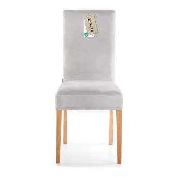 Husa gri deschis elastica pentru scaun 48 cm Sento - Restilo imagine