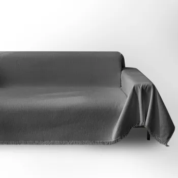 Husa gri inchis pentru canapea cu 4 locuri Talo - Filumi imagine