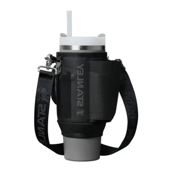 HusApentru termos All-Day Quencher Carry-All Black aEURStanley imagine