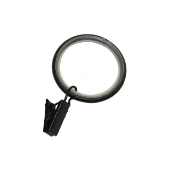 Inele cu clema cleste pentru perdele 10 buc. din metal Eta + Theta - SP TREND imagine