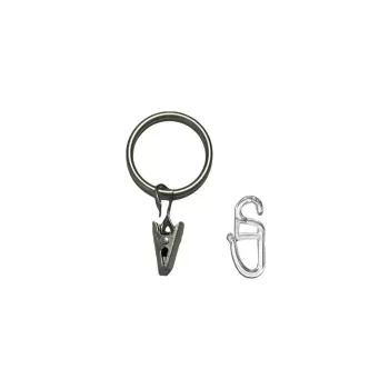 Inele de perdele cu carlig in set de 10 - SP TREND imagine