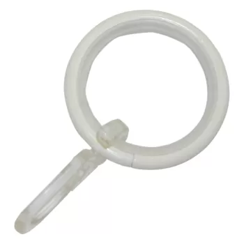 Inele de perdele cu insertie si carlig in set de 10 Kreta - Gardinia imagine