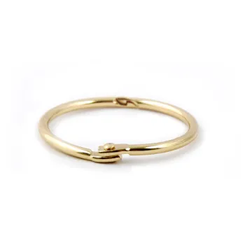 Inele pentru perdea de dus auriu mat 12 buc. Ringo Small - Spirella imagine