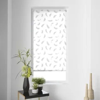 Jaluzea alba din material textil 90x180 cm Envolea - douceur d'interieur imagine