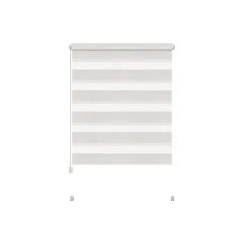 Jaluzea alba zi/noapte 57x150 cm Zebra - Gardinia imagine
