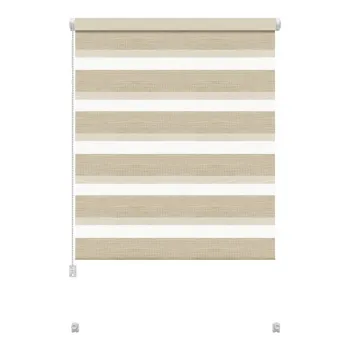 Jaluzea crem zi/noapte 97x150 cm Zebra Natur - Gardinia imagine