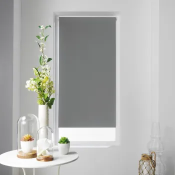 Jaluzea gri din material textil 90x180 cm Occult - douceur d'interieur imagine