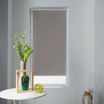 Jaluzea maro deschis din material textil 60x90 cm Occult - douceur d'interieur imagine