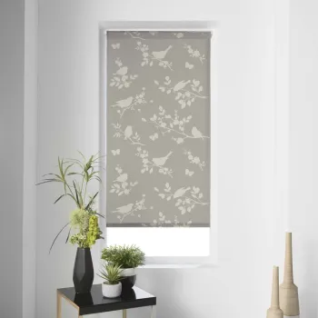 Jaluzea maro deschis din material textil 90x180 cm Rossignol - douceur d'interieur imagine