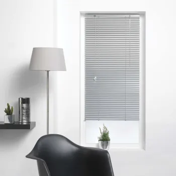 Jaluzea venetiana gri din metal 90x130 cm Venitien - douceur d'interieur imagine