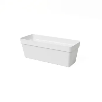 Jardiniera din plastic reciclat cu sistem de auto-irigare 50 cm Capri - Artevasi imagine