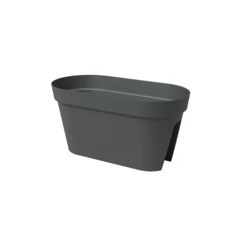 Jardiniera pentru balustrada din plastic reciclat de agatat / de perete 60 cm Capri - Artevasi imagine