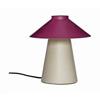 Lampa de masa din metal mov si bej Chipper - H?bsch imagine