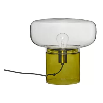 Lampa de masa din sticla verde Crave - H?bsch imagine