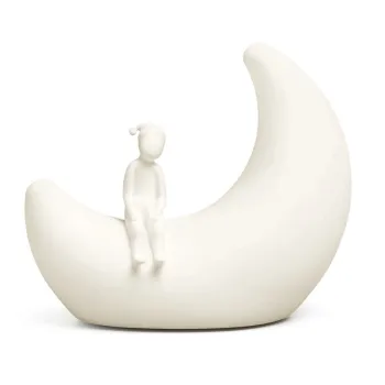 Lampa de veghe pentru copii fildes Moon Off-White - Cam Cam Copenhagen imagine
