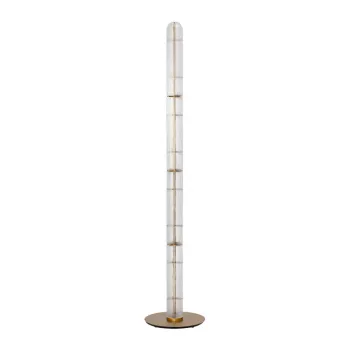 Lampadar alamiu LED din metal cu abajur din sticla (inaltime 165,5 cm) Gloree - Nova Luce imagine