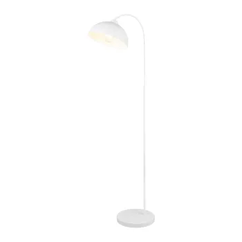 Lampadar alb cu abajur din metal (inaltime 170 cm) Sierra - Trio imagine