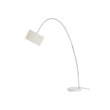 Lampadar alb cu structura flexibila din material textil (inaltime 145 cm) Arc - Ellos Home imagine