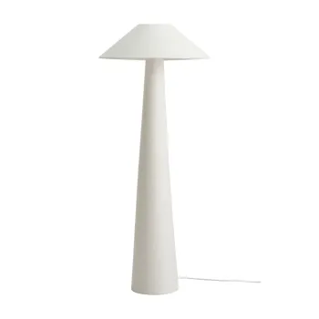 Lampadar alb din material textil (inaltime 123 cm) Mila - Ellos Home imagine
