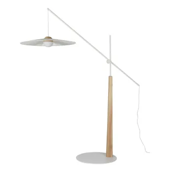 Lampadar alb/in culoare naturala (inaltime 200 cm) Belle - Zuiver imagine