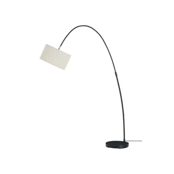 Lampadar alb/negru cu structura flexibila din material textil (inaltime 145 cm) Arc - Ellos Home imagine