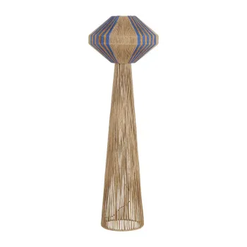 Lampadar albastru/in culoare naturala cu tapiterie din franghie (inaltime 152 cm) Abby - Nova Luce imagine