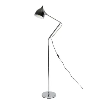 Lampadar argintiu cu structura flexibila cu abajur din metal (inaltime 137 cm) Reader - Zuiver imagine