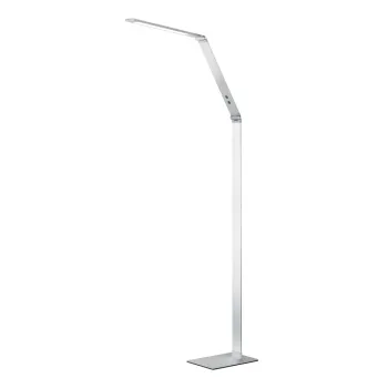 Lampadar argintiu LED cu intensitate reglabila (inaltime 133 cm) Geri - Fischer & Honsel imagine