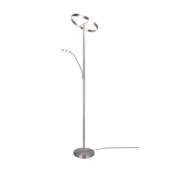 Lampadar argintiu LED (inaltime 180 cm) Willis - Trio imagine