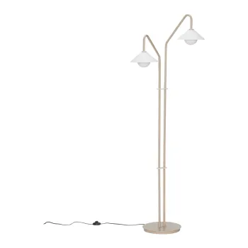 Lampadar bej cu abajur din sticla (inaltime 165 cm) Come - Hubsch imagine