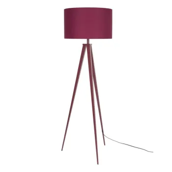 Lampadar burgundy cu abajur textil (inaltime 157 cm) Tripod - Zuiver imagine