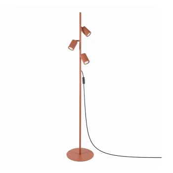 Lampadar caramiziu cu structura flexibila din aluminiu (inaltime 155 cm) Gleam - Sollux imagine