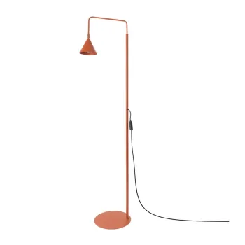 Lampadar caramiziu cu structura flexibila din otel (inaltime 165 cm) Zylo - Sollux imagine