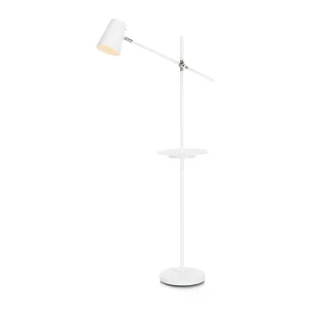 Lampadar cu spatiu pentru depozitare Markslojd Linear, alb imagine