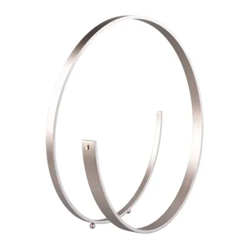 Lampadar gri LED cu control vocal/cu control prin aplicatii mobile cu abajur din metal (inaltime 75 cm) Cinardi - CINQUE imagine