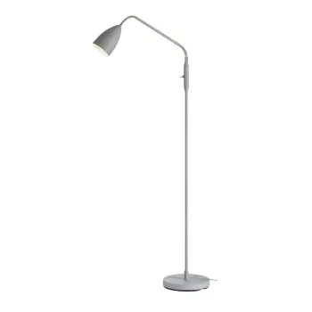 Lampadar gri LED cu intensitate reglabila cu abajur din metal (inaltime 140 cm) Patro - Markslojd imagine
