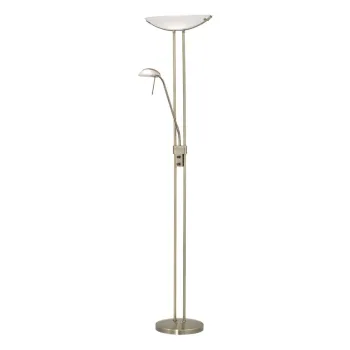 Lampadar in culoarea bronz cu abajur din sticla (inaltime 180 cm) BAYA - EGLO imagine