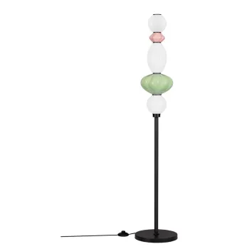 Lampadar LED cu intensitate reglabila din ceramica cu abajur din ceramica/cu abajur din sticla (inaltime 136,5 cm) Oneta - Nova Luce imagine