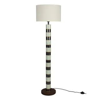 Lampadar maro inchis/verde salvie cu abajur textil (inaltime 143 cm) Vertigo - Dutchbone imagine