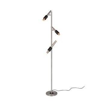 Lampadar negru/argintiu LED (inaltime 150 cm) Ikaris - Trio Select imagine