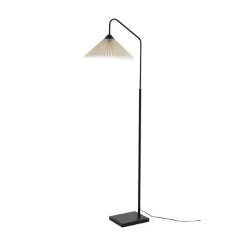 Lampadar negru/crem cu structura flexibila din material textil (inaltime 155 cm) Kate - Ellos Home imagine