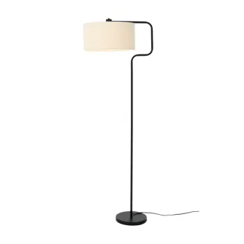 Lampadar negru/crem din material textil (inaltime 160 cm) Josho - Ellos Home imagine