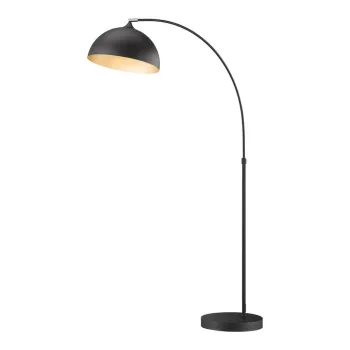 Lampadar negru cu abajur din metal (inaltime 200 cm) Leitung - Fischer & Honsel imagine