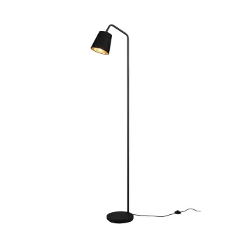 Lampadar negru cu abajur textil (inaltime 148 cm) Buddy - Trio imagine